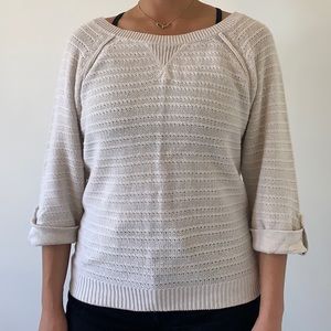 American Eagle // beige knitted sweater
